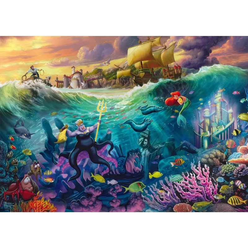 Thomas Kinkade Studios: Disney - Ursula, palapeli 1000 palaa