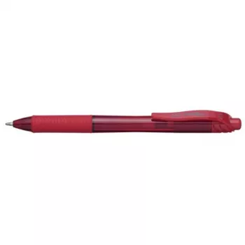 Klipsillä varustettu sisäänvedettävä kuulakärkikynä Pentel Energel X 1.0 punainen