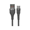 Tracer 47487 USB A - Type-C M/M 1m kaapeli harmaa