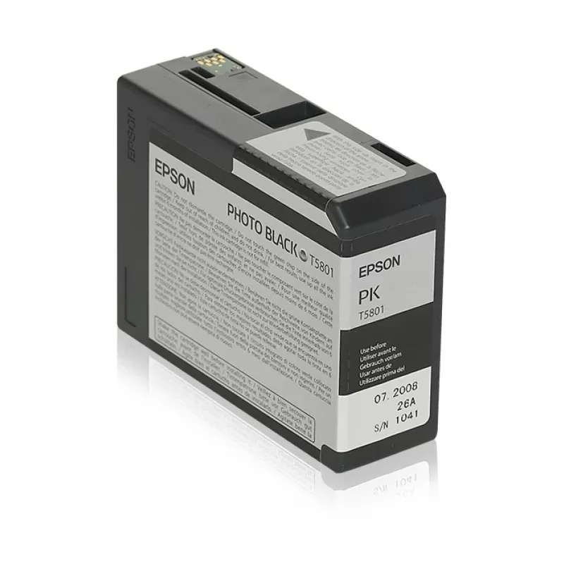 Epson T5801 (T580100) valokuvamusta mustekasetti, 80 ml