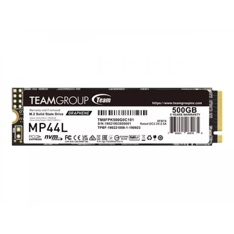SSD-asema Team Group 500 GB M.2 PCI Express 4.0 NVMe TM8FPK500G0C101