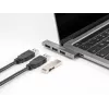 DeLOCK 3 portin ohut USB-keskitin USB Type-C 10 Gbps 2 x USB 2.0