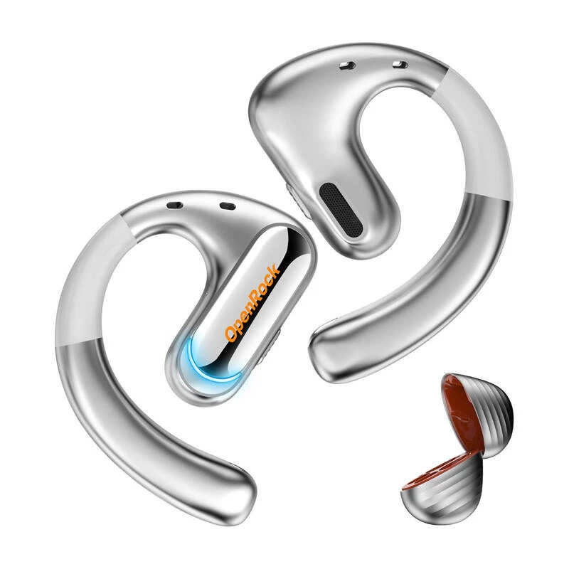 OWS OneOdio OpenRock Pro langattomat kuulokkeet (hopea)
