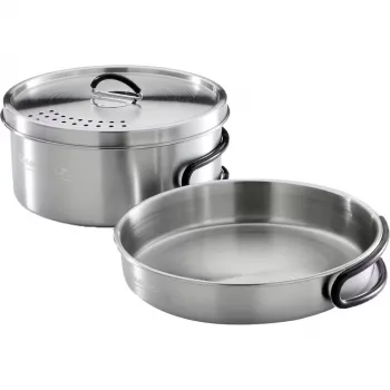 Retkeilykattilasarja Campingaz Trekking Kit 3-osainen ruostumaton teräs