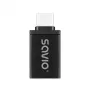 Savio AK-80 videokaapeli-adapteri 0m USB Type-A USB Type-C musta