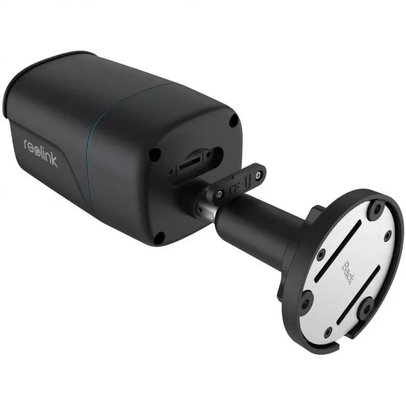 Reolink P330 4K IP-valvontakamera, 8 MP 3840 x 2160, sisä- ja ulkokäyttöön, sisäänrakennettu mikrofoni, 30 m:n yönäkö, musta