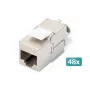 Digitus CAT 6A Keystone -moduuli suojattu työkaluton moduuli 48 kpl