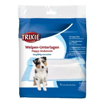 Koiran koulutusalusta Trixie 23411, selluloosa, 400×600 mm, 7 kpl, valumisen estävä reuna, tiivis, sininen