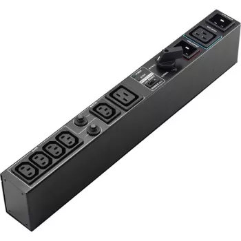 Bluewalker PowerWalker MBS - ohituskytkin (rack - rack-asennettava) - AC 208/220/230/240 V - lähtöliitännät: 6 - 48,3 cm (19) - musta (UPS2005)