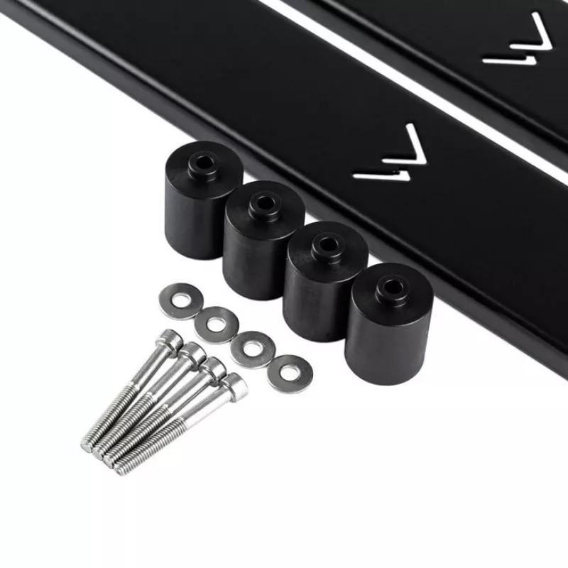 Jäähdyttimen asennusteline Watercool MO-RA IV 200/400 seinäteline — Watercool 26430, musta