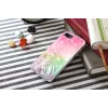 iKins suojakotelo Apple iPhone 8/7 – vesikukkakuvio, valkoinen