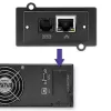 Qoltec 53945 Rack-UPS, 1 kVA, 800 W, LCD
