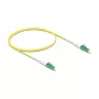DeLOCK InfiniBand-kuituoptinen kaapeli 1 m LC LC/APC keltainen