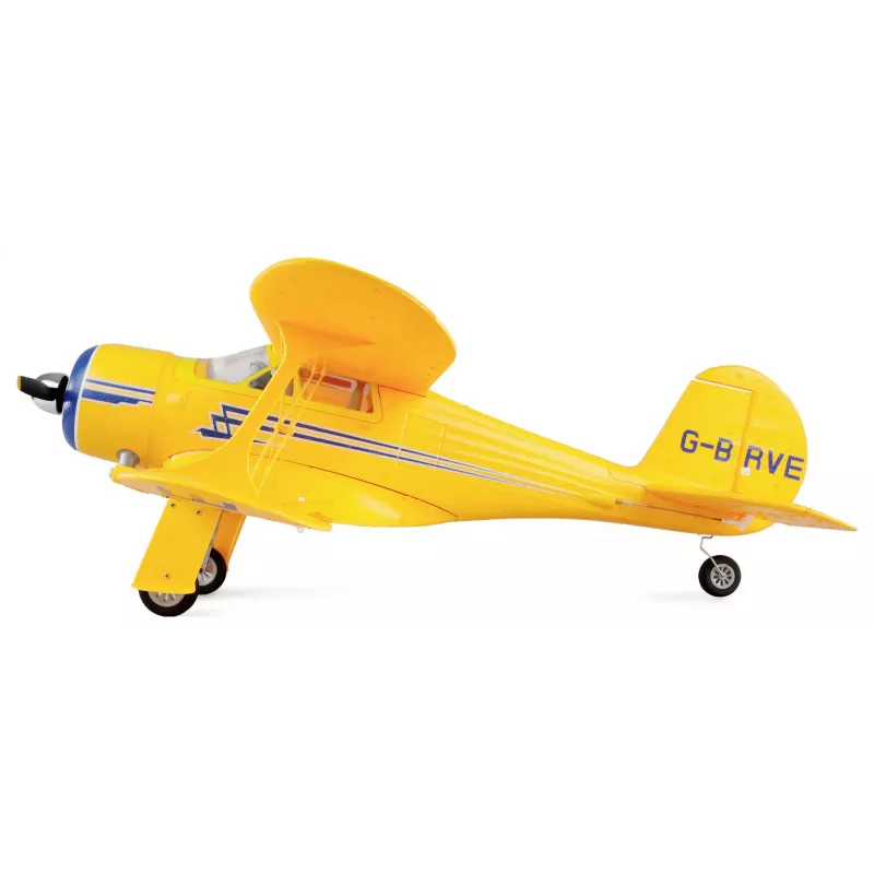 RC-lentokone Amewi AMXFlight Beech D17s 3D/6G RTF — keltainen, lentovalmiiksi koottu malli