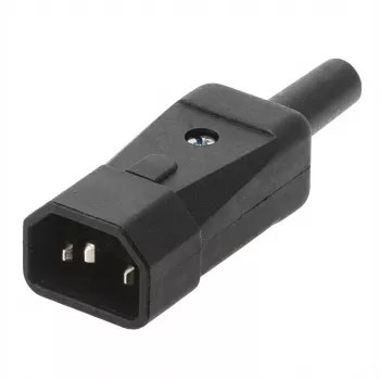 C14-verkkopistoke Bachmann 915.171 musta