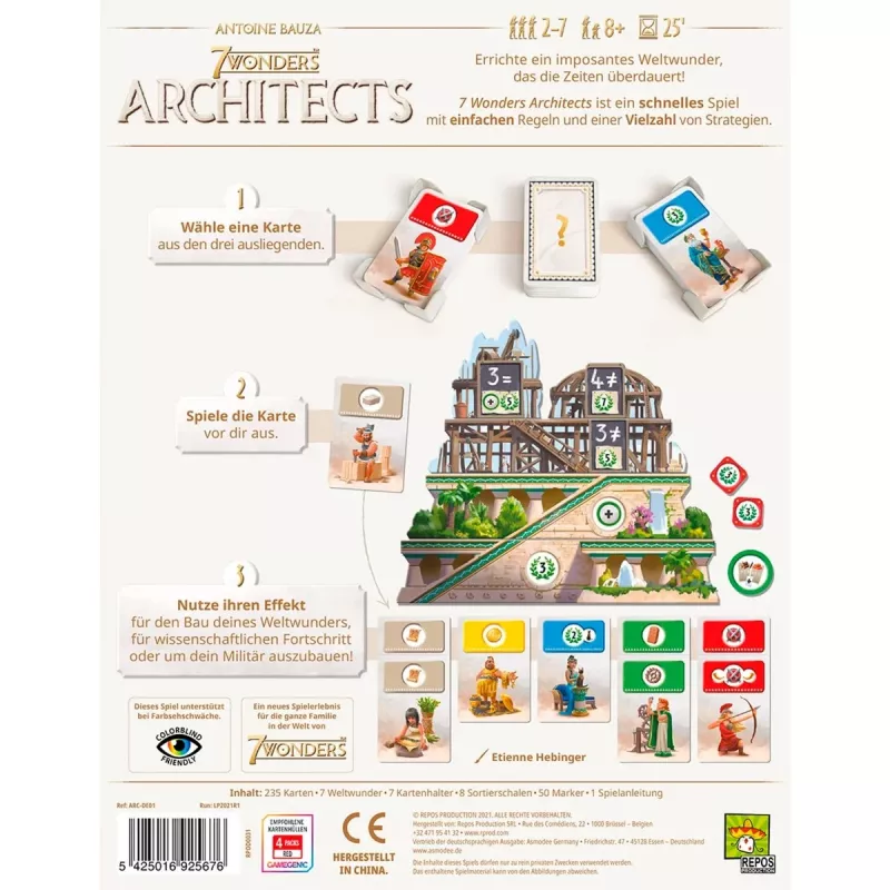 7 Wonders - Architects, lautapeli