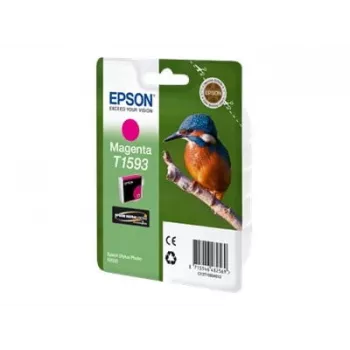 Epson T1593 magenta, magenta, pigmenttimuste, 17 ml, 1 kpl, 1 200 sivua