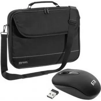 PEDEA Notebook -laukku Fair 15.6 (39,6 cm), musta + PC-hiiri (SET010-66068010)