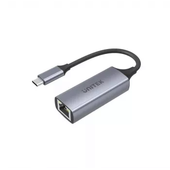Verkkokortti Unitek U1312A, IEEE 802.3, harmaa, 0,5 m kaapeli