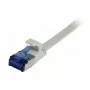 Synergy 21 Patchkaapeli RJ45, CAT6A 500MHz, 0,5 m, harmaa, U/FTP, litteä, TPE (Superflex), AWG32