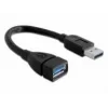 USB-kaapeli DeLOCK 82776 0,15 m musta