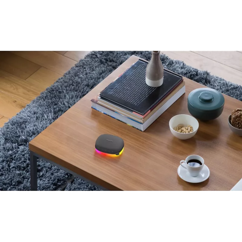 Bluetooth-kaiutin Philips TAS2307BK/00 integroiduilla valoilla, langaton äänentoisto