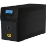 Keskeytymätön virransyöttö ORVALDI ID2K0CH Line-Interactive 2 kVA / 1200 W, 24 V, 9 Ah akut, LCD, USB, kompakti musta
