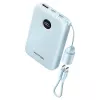 Powerbank Vention 10000mAh 22,5W — 2× USB-C, 1× USB-A, sininen