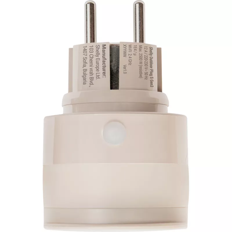 Shelly Outdoor Plug S Gen3 älypistoke mokka