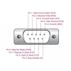 DeLOCK sovitin USB 2.0 Type-A sarjaporttiin RS-232 D-Sub 9-napainen uros 0,25 m