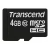 Flash-muisti Transcend 4GB MicroSDHC Class 10 TS4GUSDC10