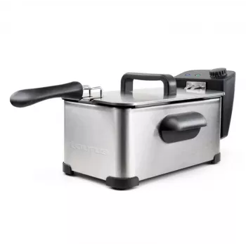 Friteerauskeitin Taurus Fry 3 Single – 3 l tilavuus, 2000 W, ruostumaton teräs, säädettävä termostaatti 150–190 °C