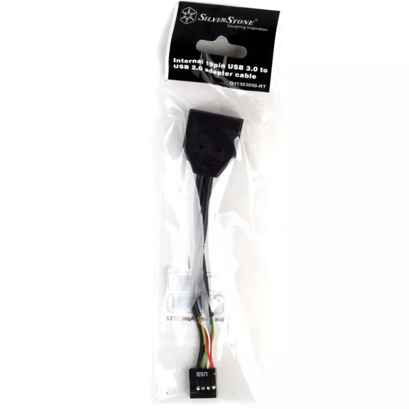 Silverstone G11303050-RT - USB 3.0 - USB 2.0 - uros/naaras - musta (G11303050-RT)