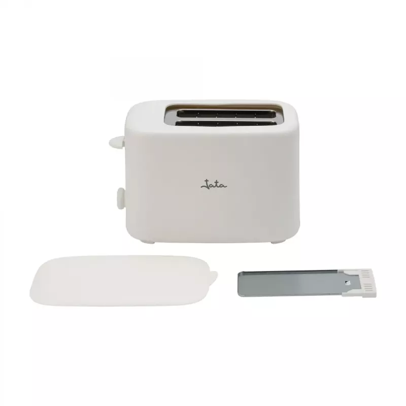 Jata JETT1048 leivänpaahdin, 2 aukkoa, 750 W, 6 paahtoastetta, valkoinen