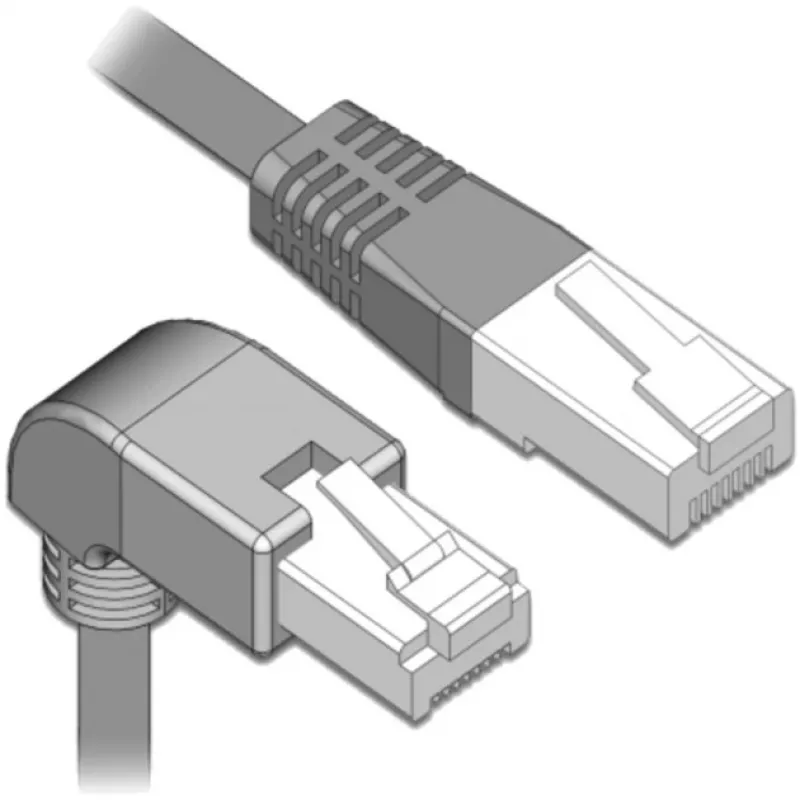 Verkkokaapeli DeLOCK 85875 2 m Cat6a S/FTP harmaa