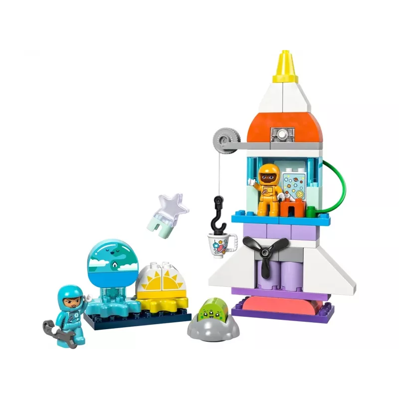 LEGO DUPLO 3in1 avaruussukkula seikkailu rakettilelu 10422