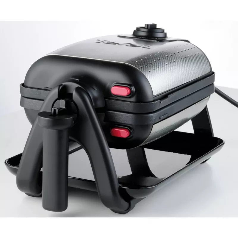 Tefal WM756D vohvelirauta 2 vohvelia 1200 W musta, ruostumaton teräs