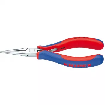 Knipex elektroniikan ottopihdit kokonaispituus 145 mm litteä pyöreä leukamuoto 6 monikomponenttikahva
