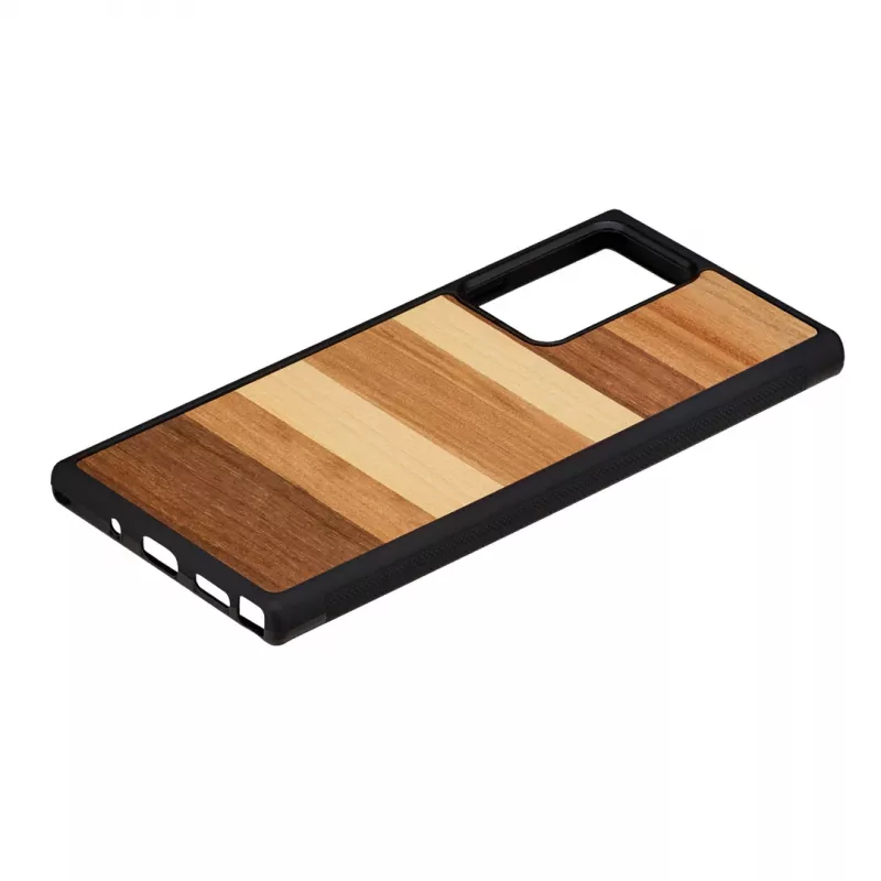 Suojakotelo Man and Wood Samsung Galaxy Note 20 Ultra — musta puupinta