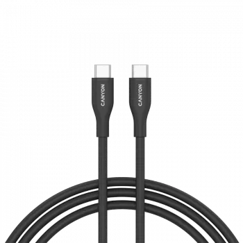 CANYON kaapeli CC60SC10 C-C 60W 1m silikoni musta