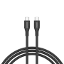 CANYON kaapeli CC60SC10 C-C 60W 1m silikoni musta