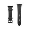 Nahkaranneke Apple Watch FIXED FIXLST-434-BK -kelloon — musta, vararanneke