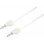 VOLTCRAFT mittauskaapeli [pistoke 4 mm - pistoke 4 mm] 1,5 m valkoinen MSB-300 (MSB-300-1.5-WS)