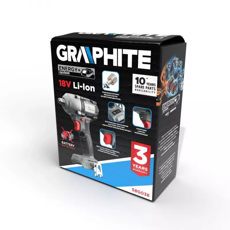 Iskuruuvinväännin Graphite 58G038