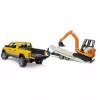 Auto Dodge RAM 2500 Service perävaunulla