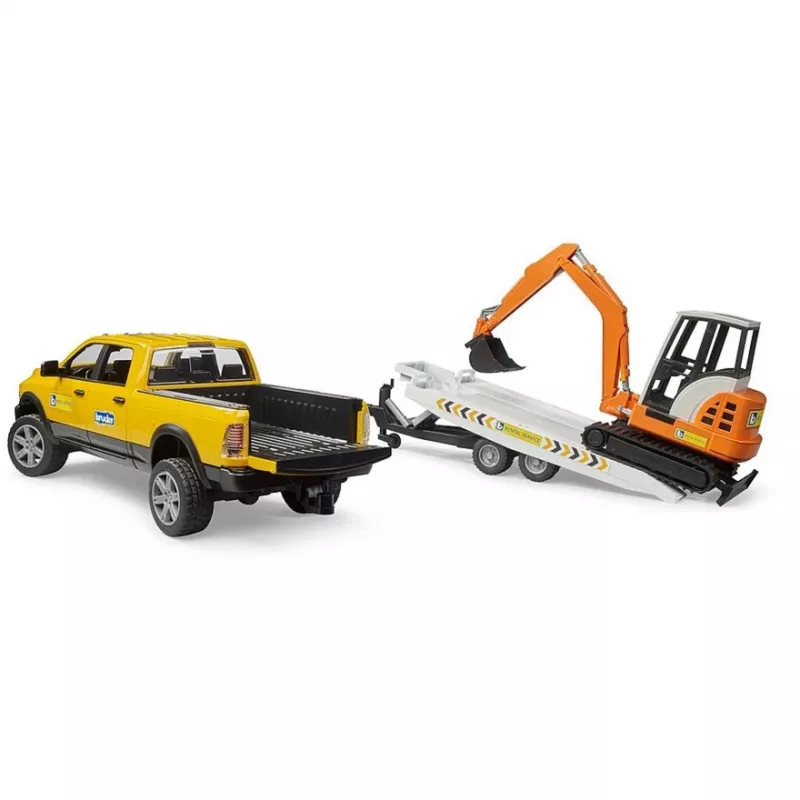 Auto Dodge RAM 2500 Service perävaunulla