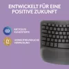 Logitech Wave Keys näppäimistö Office RF Wireless + Bluetooth QWERTZ grafiitti