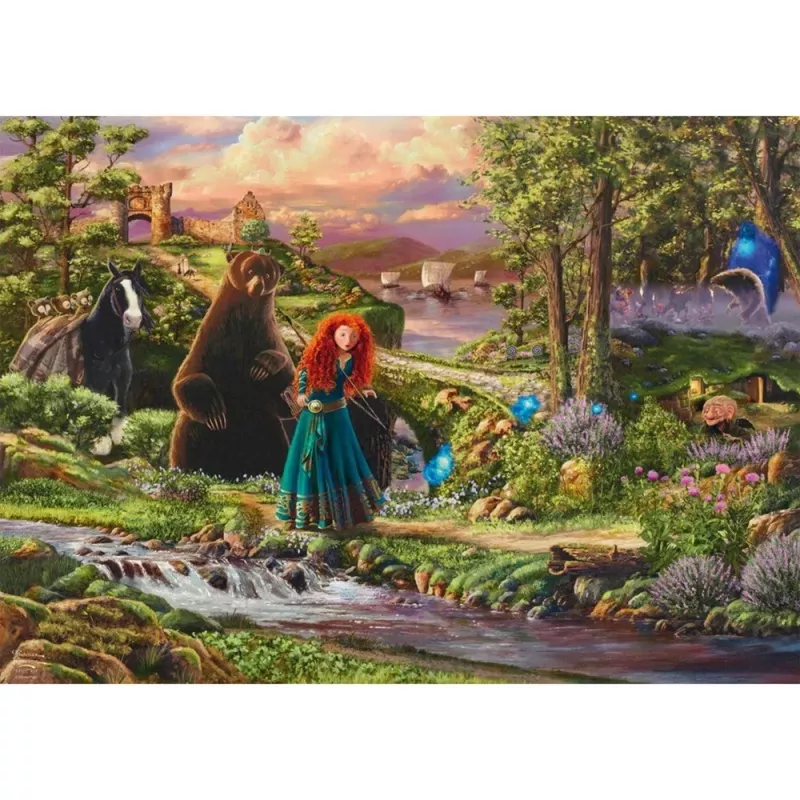 Thomas Kinkade Studios: Disney Dreams Collection - Brave, Merida Legende der Highlands, palapeli 1000 palaa