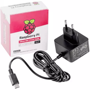 Virtalähde Raspberry SC1408 (malli RPI5NT5AB) – yhteensopiva Raspberry Pi -laitteiden kanssa