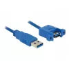 USB-kaapeli DeLOCK USB 3.0 A 1 m 85112